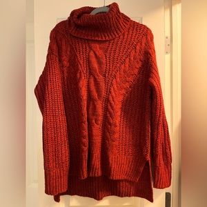 Stunning chunky knit oversized sweater! Brand new!
